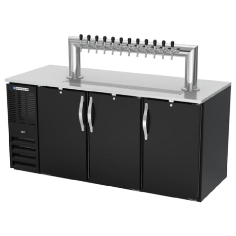 Beverage Air DD72HC-B-12T - Direct Draw Dispenser, 72"W X 30-3/8"D X 49-7/8"H, 23.643 Cu. Ft.