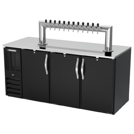 Beverage Air DD78HC-B-12T - Direct Draw Dispenser, 78"W X 30-3/8"D X 49-7/8"H, 33.59 Cu. Ft.