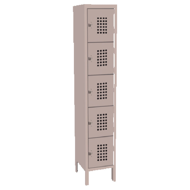 SPG 4K0070 - Kelmax Locker, 12"W X 12"D X 66"H, Five Tier