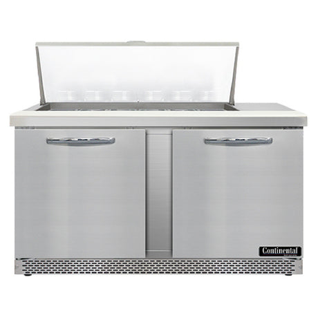 Continental Refrigerator SW60N18M-FB Mighty Top Sandwich Unit Front Breather 60"W