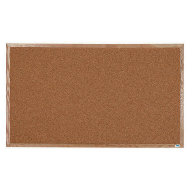 Aarco OB3660 Bulletin Board 60"W X 36"H Natural Pebble Grain Cork