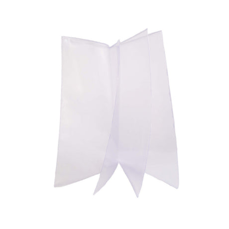 Risch 81 8.5X14 Clear Vinyl Menu Cover 8-1/2" X 14" Quad Pocket