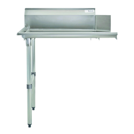 Hubert 77834 - Kratos Clean Dishtable, 48"W X 30"D X 44-3/4"H, 16 Ga 304 Stainless Steel