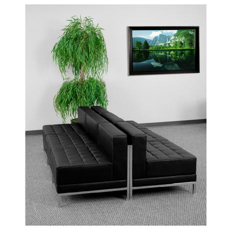 Flash Furniture ZB-IMAG-MIDCH-6-GG Hercules Imagination Series Lounge Set 168"W X 28-3/4"D X 27-1/4"H Overall Dimensions