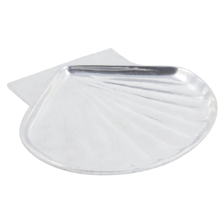 Bon Chef 5045 - Shell Dish, 11", Aluminum With Pewter-Glo Finish