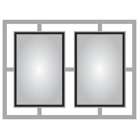 Hubert 73812 - Menu Board, 2-pocket, Wall-mount