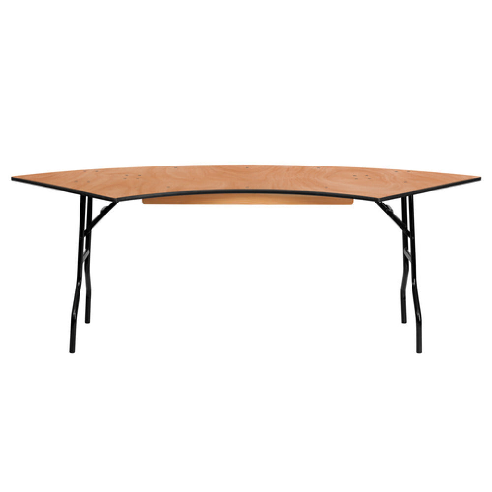 Flash Furniture YT-WSFT60-30-SP-GG Folding Banquet Table 60" Outside Radius X 30"W X 30-1/4"H