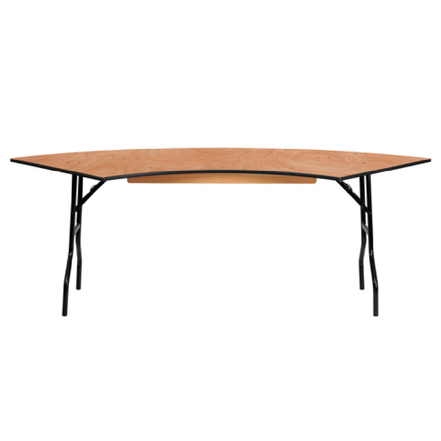 Flash Furniture YT-WSFT60-30-SP-GG Folding Banquet Table 60" Outside Radius X 30"W X 30-1/4"H