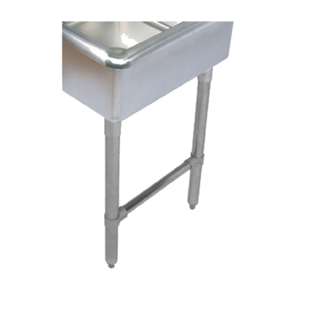 BK Resources BKL-SSH-1420 Stainless Steel Legs & Bracing Kit For Compartment Sinks