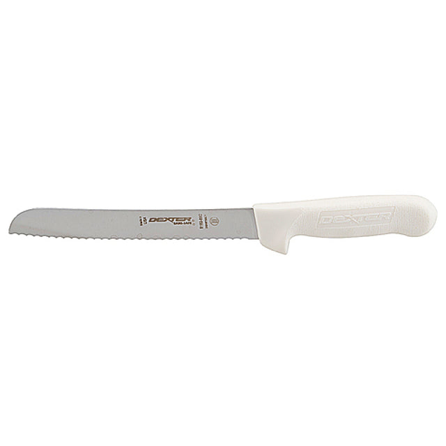 Franklin Machine Products 137-1541 Sani-Safe® Scalloped Bread Knife By Dexter® 8" Blade High Carbon Steel