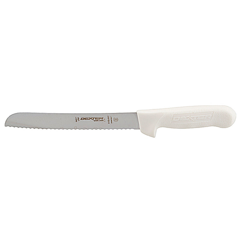 Franklin Machine Products 137-1541 Sani-Safe® Scalloped Bread Knife By Dexter® 8" Blade High Carbon Steel