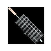 Skyfood Equipment AC-0014 Brazilian Flame Grill Basket Vegetable 13-7/10"L X 5-1/2"W X 1-4/5"H(19-1/2" Basket)
