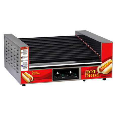 Gold Medal 8223PE Hot Dog Roller Grill Slanted (14) Non-stick Coated Rollers