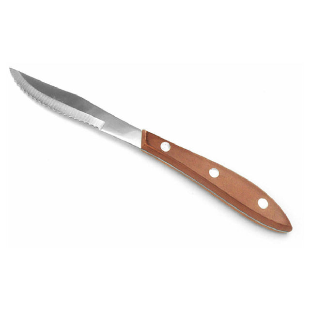 Steelite WL850527 Walco Steak Knife 4" Stainless Steel Blade Full Tang