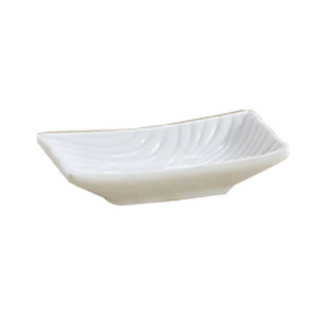 Yanco FU-903 Fuji Sauce Dish 1-1/2 Oz. 3-1/2"L X 2"W