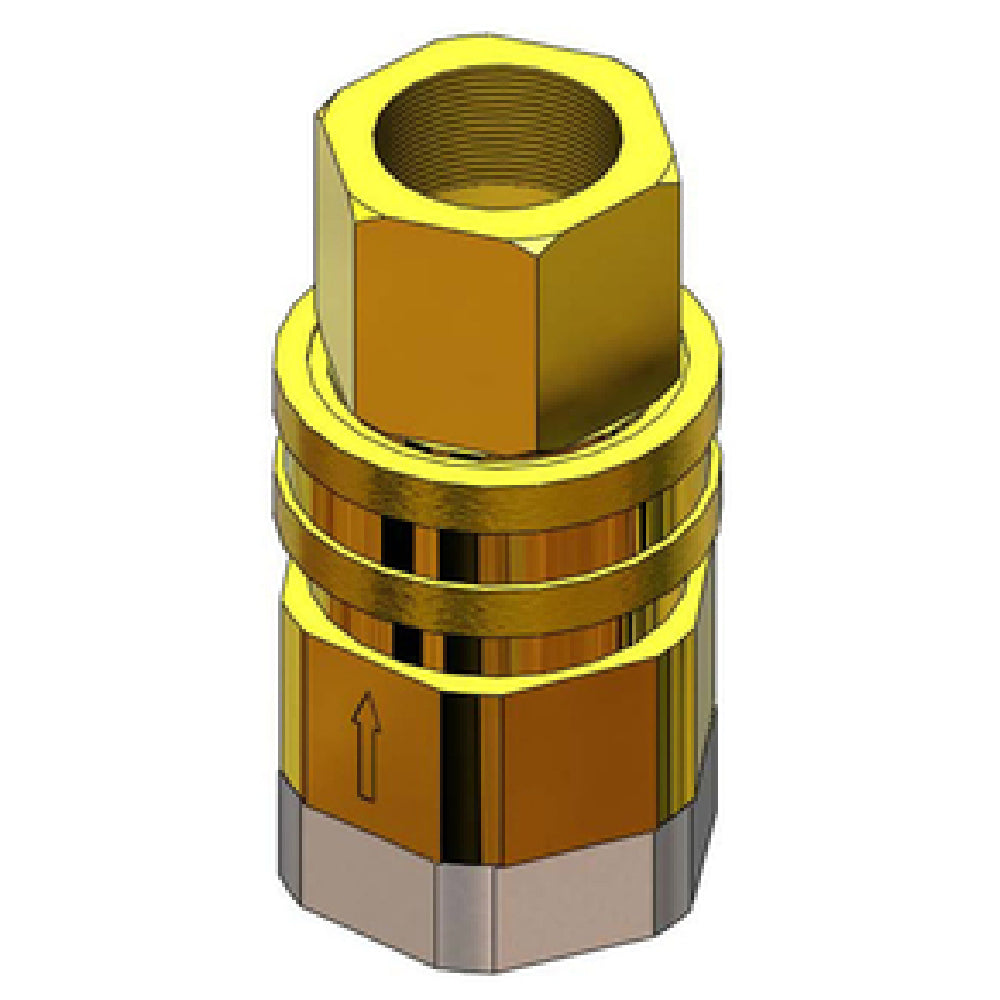 T&S Brass AG-5F Safe-T-Link Gas Appliance Connectors Quick Disconnect 1-1/4" NPT