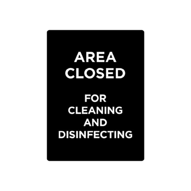 CAC China CCSN-CL7 Stanchion Sign "Area Closed" Double-sided