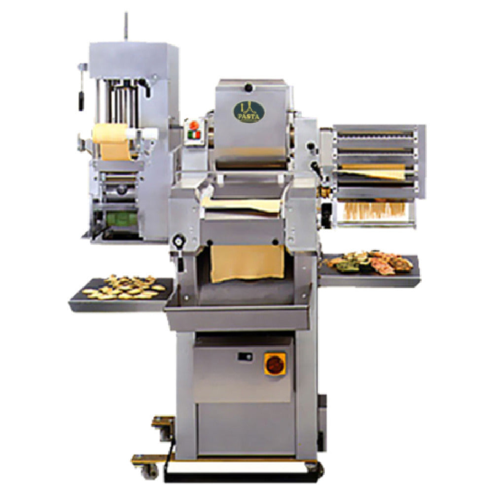 Arcobaleno Pasta Equipment AMF280 Dough Mixer/Sheeter/Cutter & Ravioli Maker Floor Model 29 Lb. Mixer Production