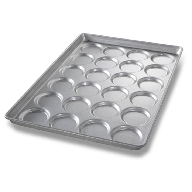 Chicago Metallic 42495 EPAN® Hamburger Bun Pan 17-3/4" X 25-3/4" X 1-1/3" (24) 3-3/4" Round Compartments