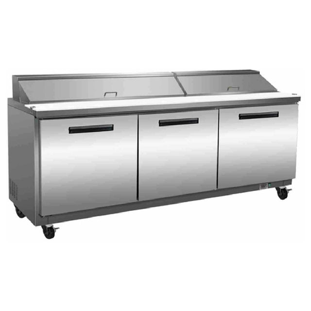 Maxximum MXCR72SHC Maxx Cold X-Series 72" Sandwich & Salad Station 18 Cu. Ft. Storage Capacity