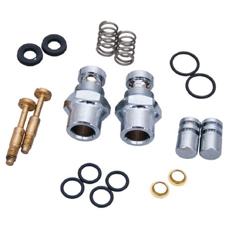 BK Resources XRK-PDV-G Knee/Foot Valve Repair Kit Includes (2) Valve Bodies (2) Push Buttons (2) Springs (2) Washers (2)