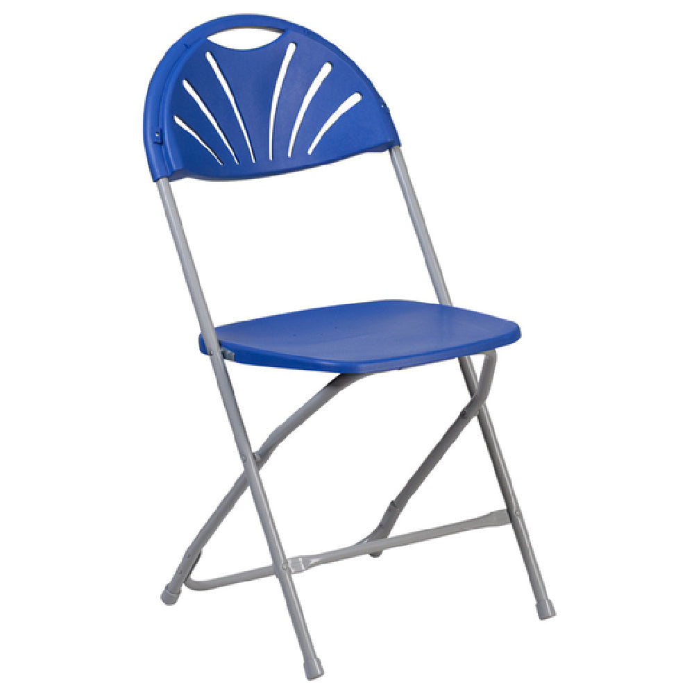 Flash Furniture LE-L-4-BL-GG Hercules Series Folding Chair 800 Lb. Weight Capacity