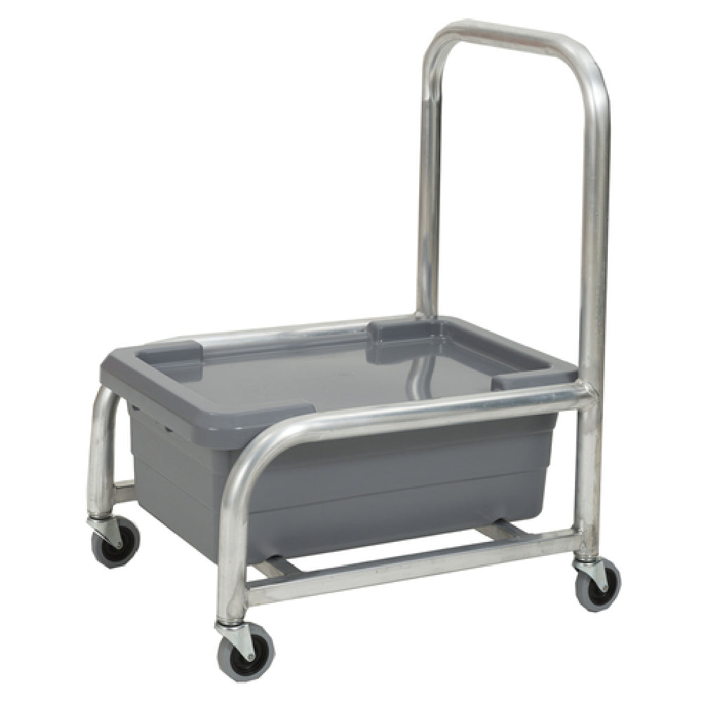 Robot Coupe R198 Food Tray Cart Aluminum Includes Polycarbonate Pan & Lid