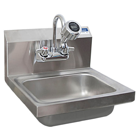 BK Resources BKHS-W-1410-STPG Hand Sink With Sanitimer Handwashing Timer Wall Mounted