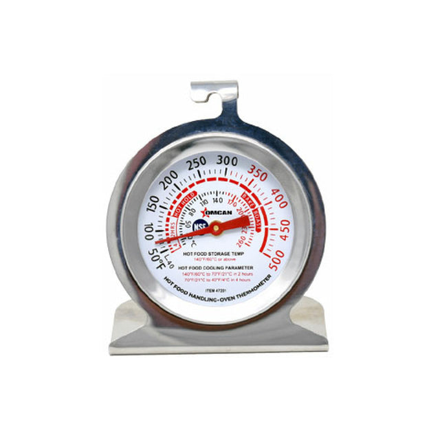 Omcan 47201 Oven Thermometer 2" Diameter Dial 50° To 500°F (10° To 260°C)