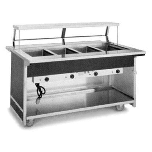 Atlas Metal BLH-4-OT Hot Food Serving Counter Electric (4) 12" X 20" Hot Food Wells