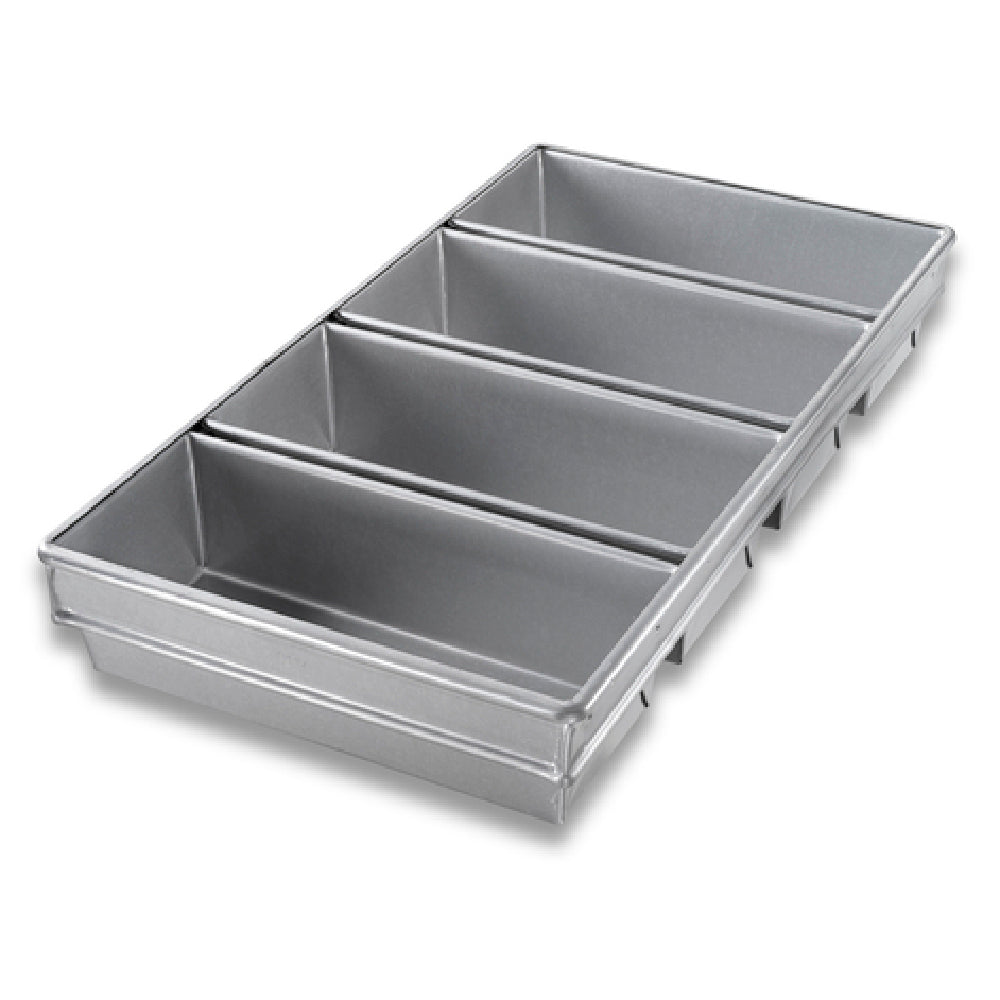 Chicago Metallic 44765 Bread Pan Set 4-pan 12-11/16" X 23-3/8" X 3-1/2" Overall