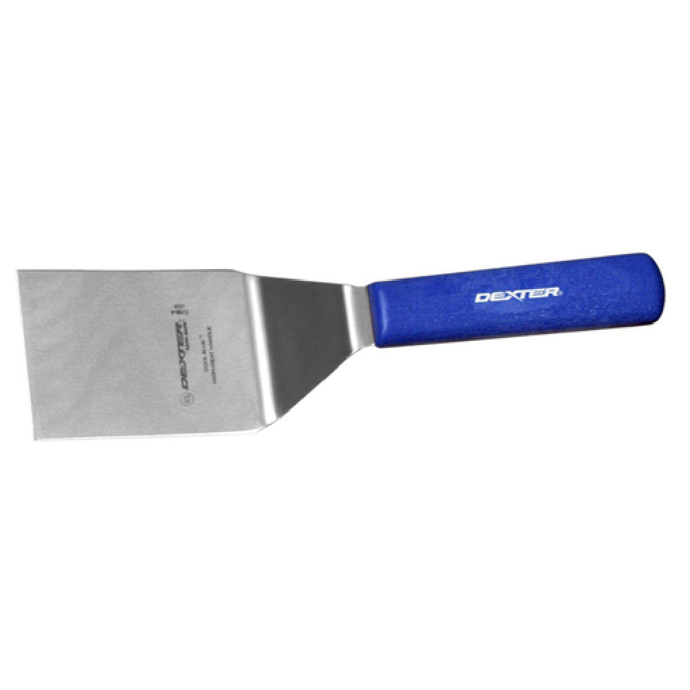 Dexter Russell S286-4H-PCP Sani-Safe® Cool Blue™ (19853H) Hamburger Turner 4" X 3"