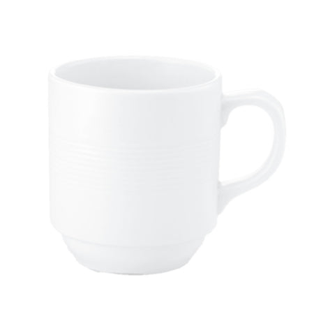 Bon Chef 1400002P Stacked Lines Mug 8 Oz. 4-3/10" X 3-1/10" X 3-2/5"