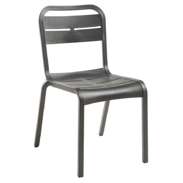 Grosfillex UT011002 Cannes Stacking Side Chair Indoor/outdoor Use Contoured