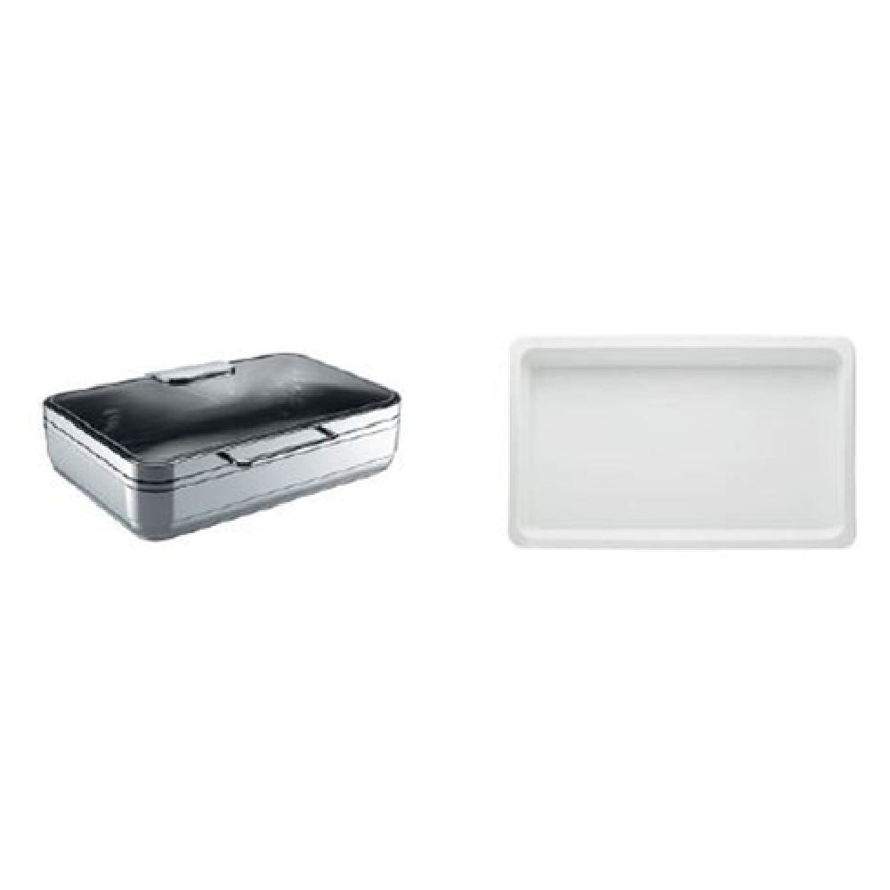 Bauscher Hepp 55.0128.6011 - Chafing Dish Promo Kit, Includes: (1) 1/1 GN Induction Chafing Dish (55.0128.6040) & (3) 247 Oz.
