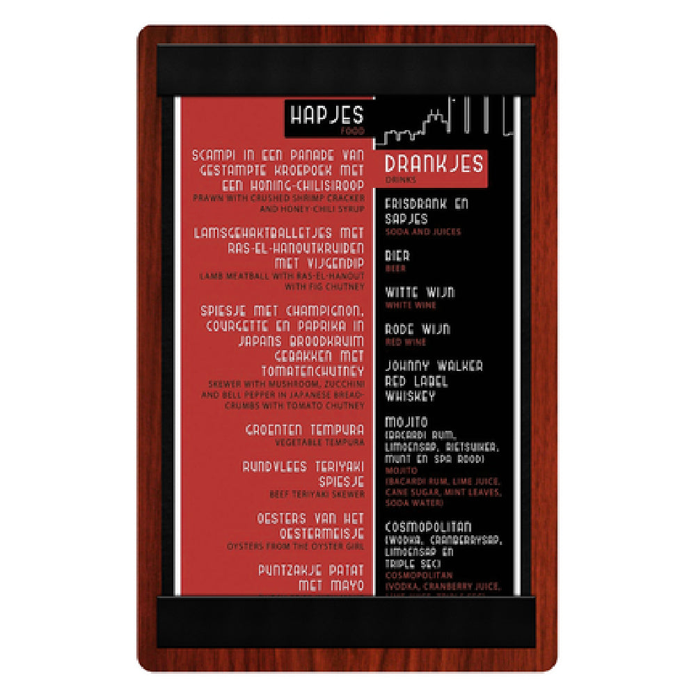 Menu Solutions WDSTR-A Menu Board Holds 5-1/2