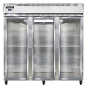 Continental Refrigerator 3RNSAGD Refrigerator Reach-in Display Three-section