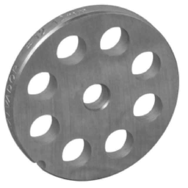 Alfa 12 012 SS Meat Chopper Plate #121/2" (12mm) Hole Size Stainless Steel