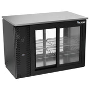 Victory VBBN48HC-F-GS-PT-B - Pass-Thru Back Bar Refrigerator, Food Rated, Two-section