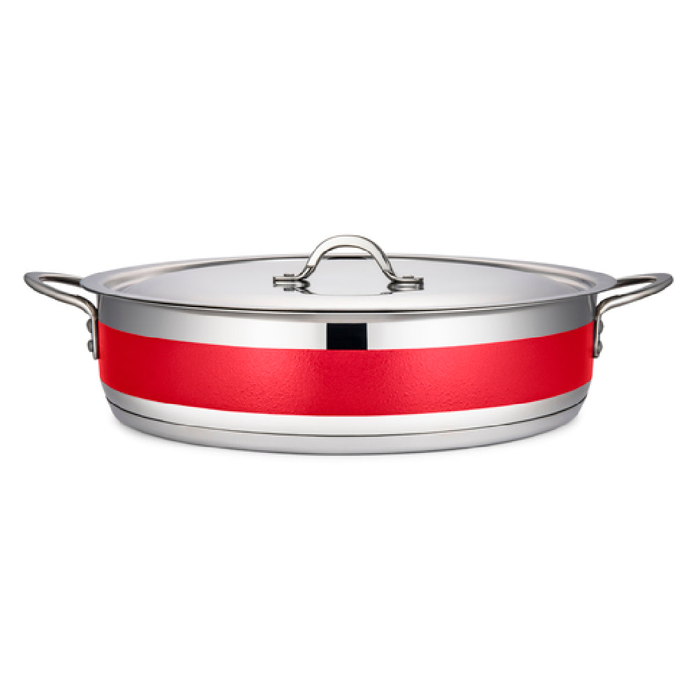 Bon Chef 71032-CF2-R Country French X Pot 9 Qt. 14-3/4" Dia. X 3-3/8"H