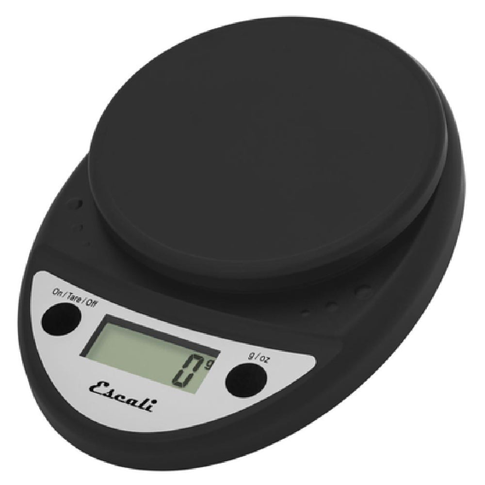 San Jamar SCDG11BK Escali Digital Scale Round 11 Lb. X 0.1 Oz./ 5 Kg X 1g