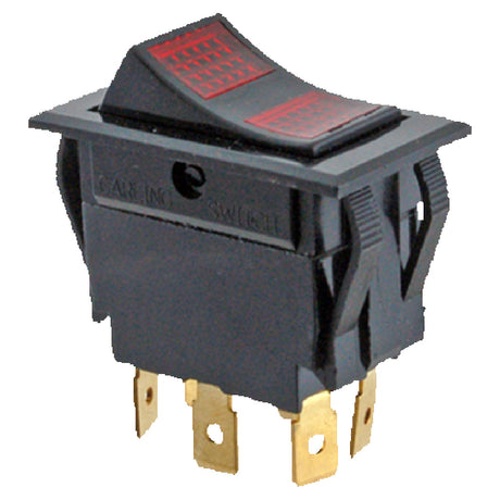 Franklin Machine Products 220-1386 Rocker Fan Switch Double Pole Double Throw With LT
