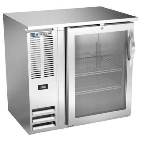 Beverage Air BBN36HC-G-S - Refrigerated Back Bar Storage Cabinet, One-section, 36"W X 26-3/8"D X 34"H