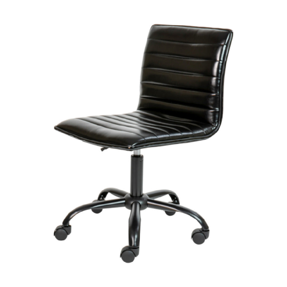 Flash Furniture DS-512B-BK-BK-GG Alan Swivel Task Chair 31-1/4" To 36" Adjustable Height