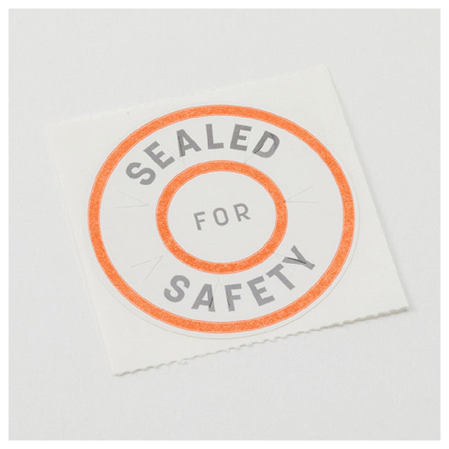 American Metalcraft DTSL2 Safety Seal Labels 2" Circle