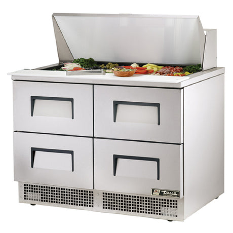 True Refrigeration TFP-48-18M-D-4 Sandwich/Salad Unit Two-section