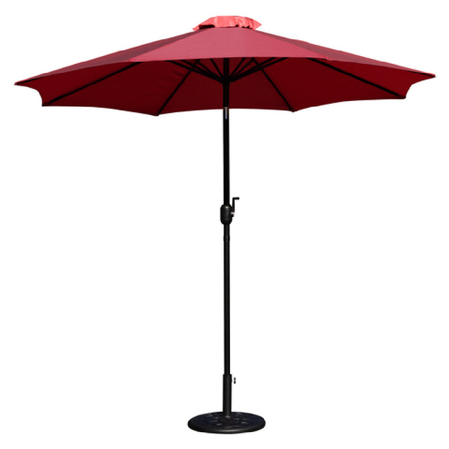 Flash Furniture GM-402003-UB19B-RED-GG Patio Umbrella 9 Foot Round Top