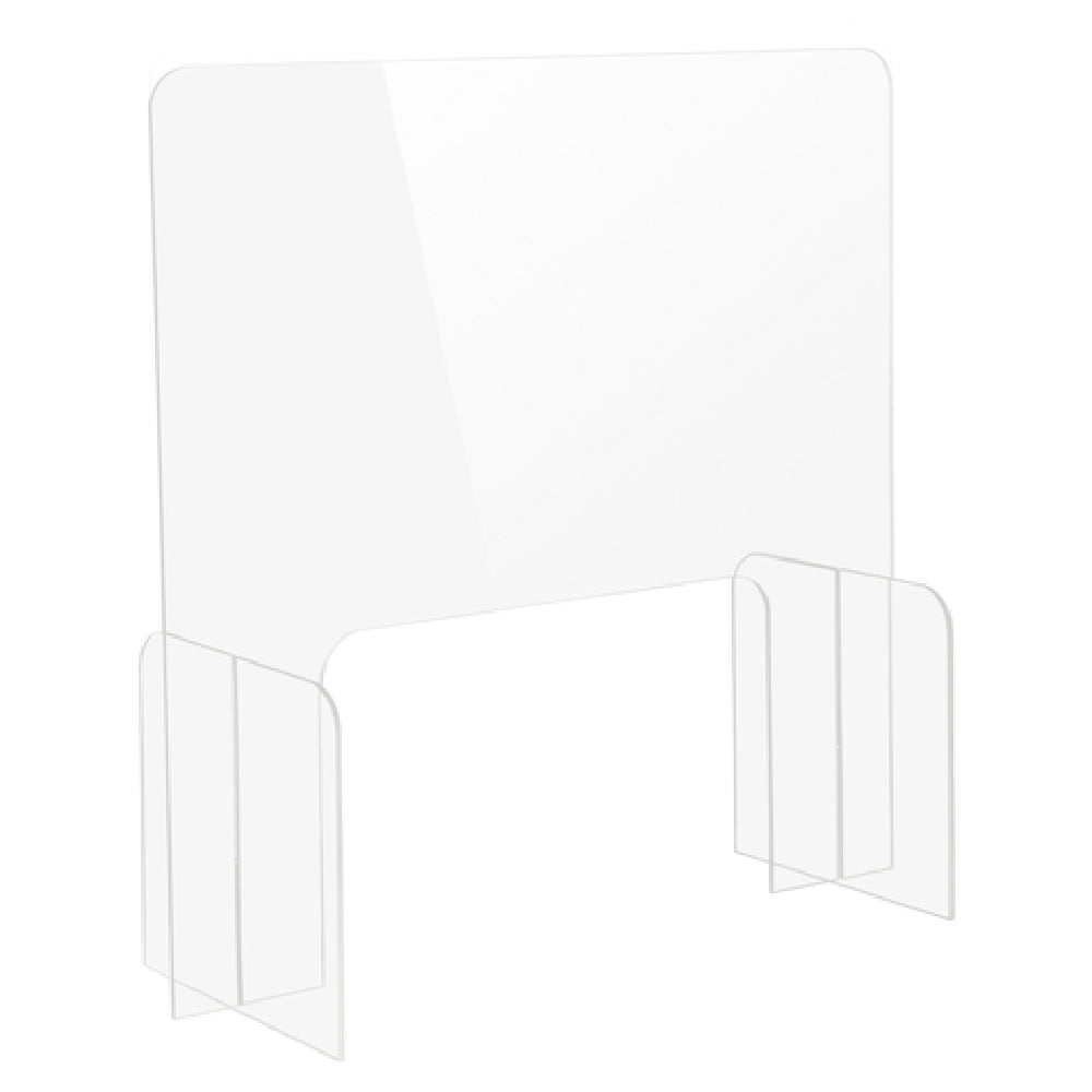 Bon Chef 90177-1 Tabletop Health Safety Shield 30"W X 12"D X 32"H With 18-1/2"W X 12"H Transaction Window