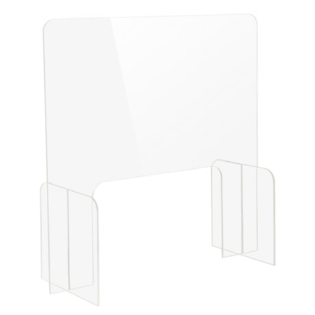 Bon Chef 90177-1 Tabletop Health Safety Shield 30"W X 12"D X 32"H With 18-1/2"W X 12"H Transaction Window