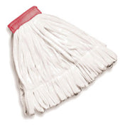 Rubbermaid FGT25600WH00 - Rough Wet Mop Head, Large, Fleece Cotton/polyester Blend